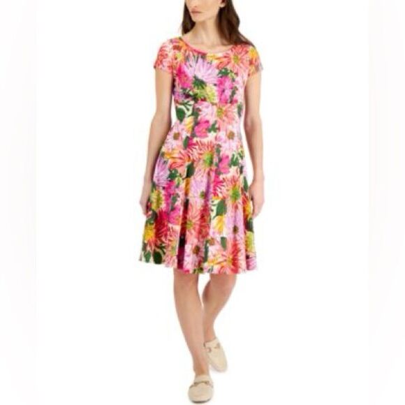 Weekend Max Mara Ebro Jersey Dress Sz XL - Picture 3 of 10